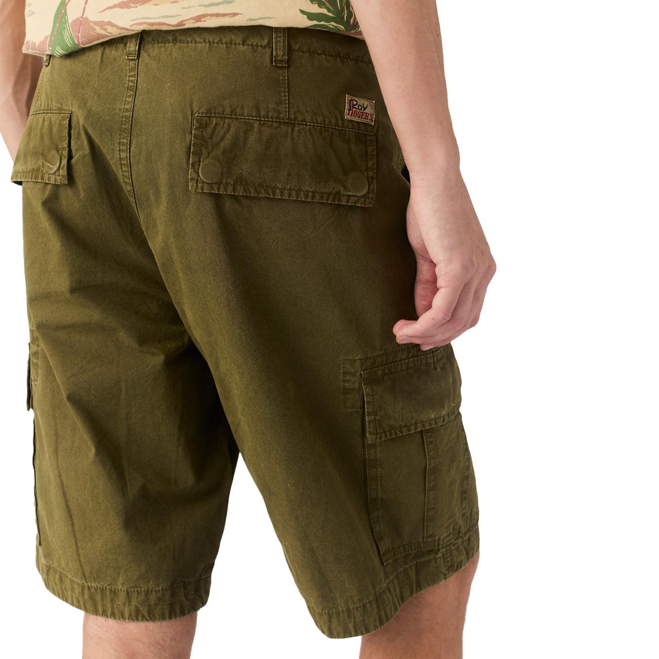 Bermuda New Cargo Read RRU069CK820112 C0085 ARMY GREEN ROY ROGER'S 