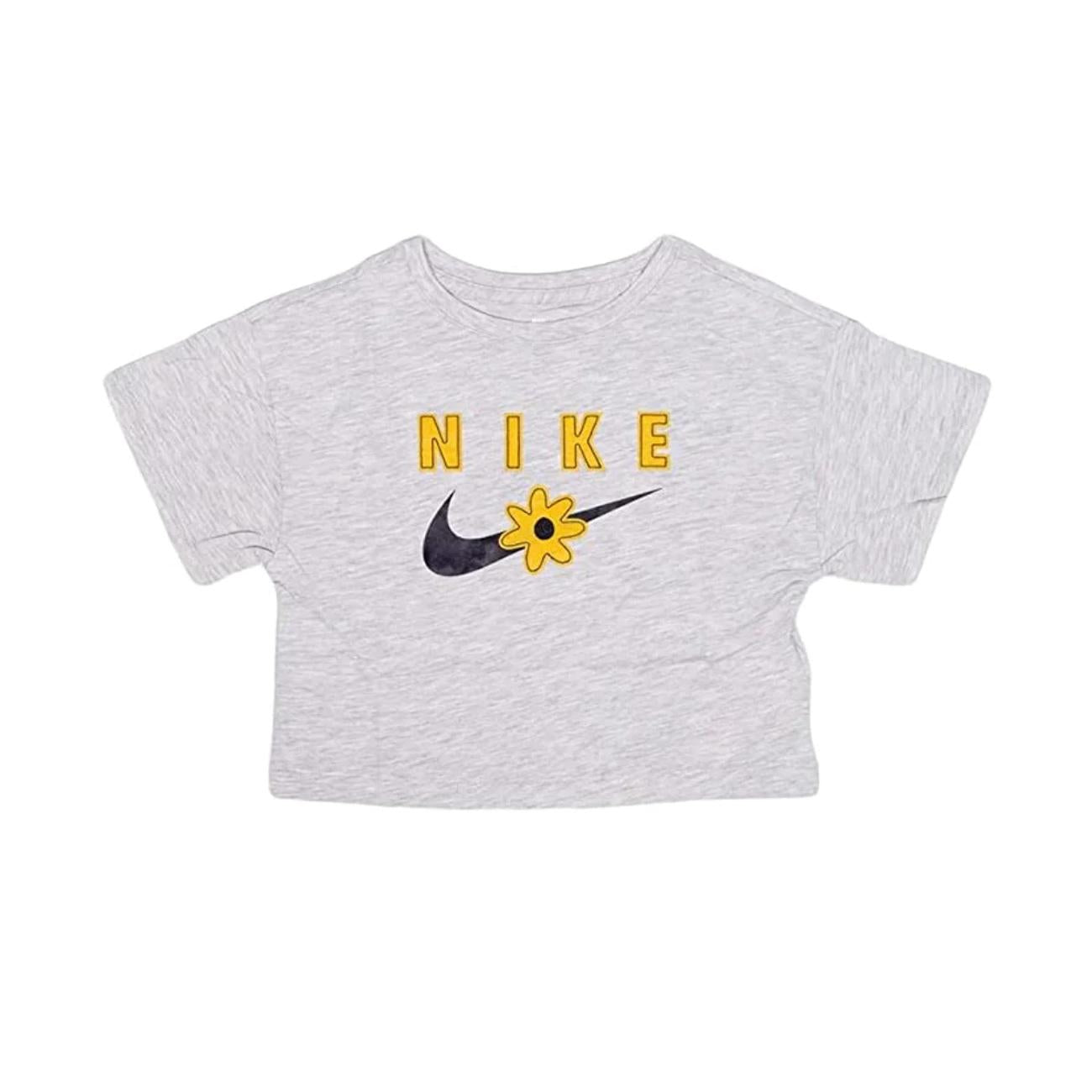 T-Shirt Daisy Boxy Bimba Grey Heather NK/36J075 C87GREYHEATHER NIKE 