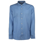 Camicia Collo Francese Uomo Turchese MKLTNW UC1/TURCHESE TINTORIA MATTEI 954 