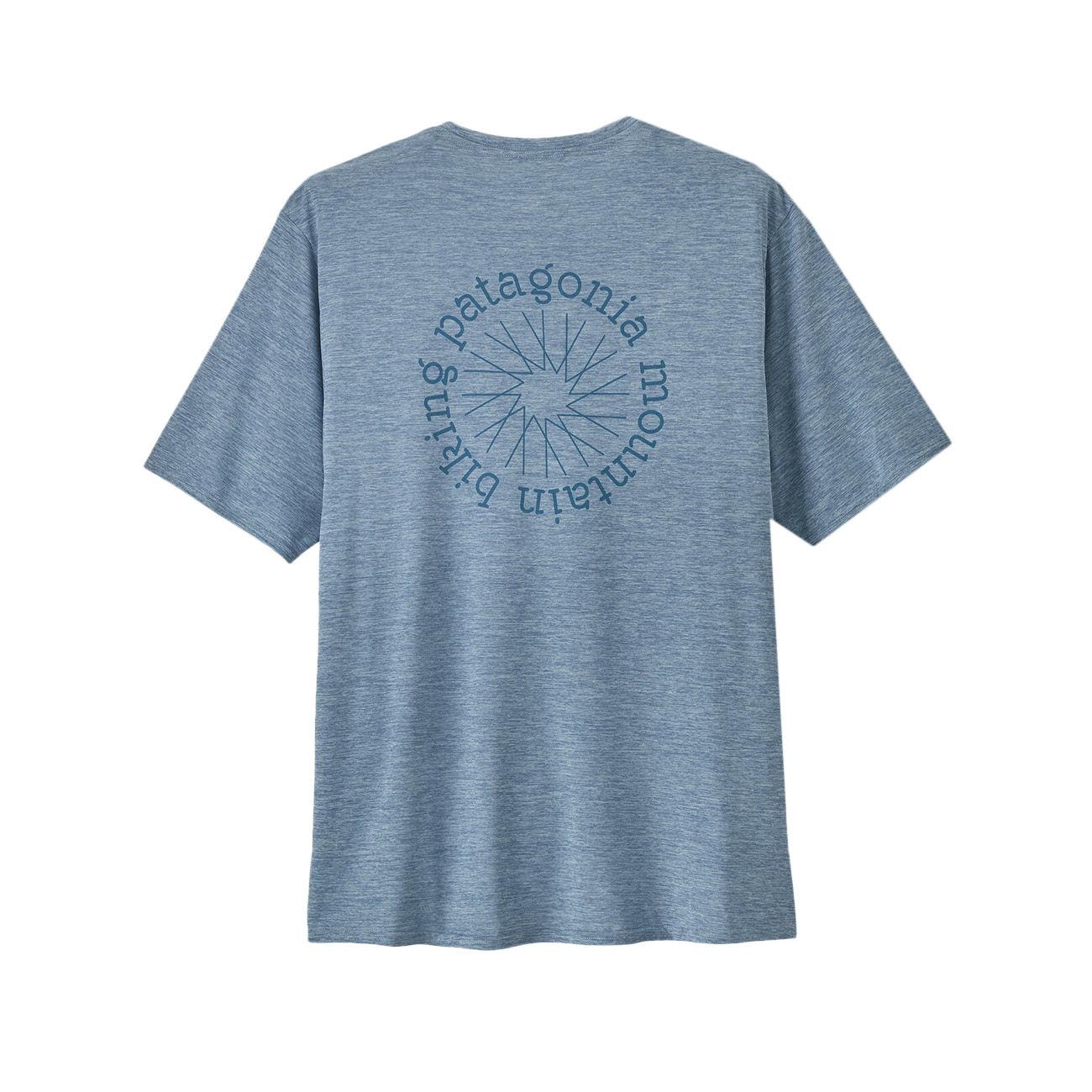 T.SHIRT U. M`S CAP COOL DAILY GRAPHIC SHIRT PATAGONIA 45385 SLBX SPOKE STENCIL  BLUE X/DYE PATAGONIA 