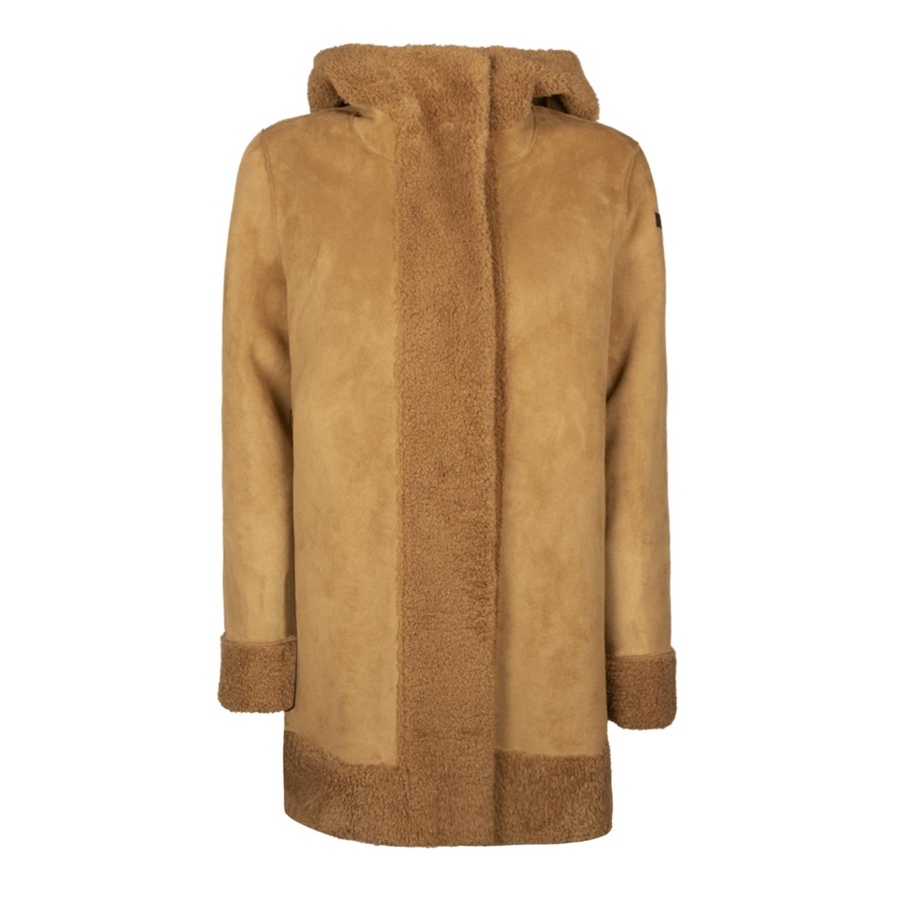 GIACCONE D. LAMB HOOD REVERS. C/CAPP. FISSO C/BOTT. EFFETTO AGNELLIINO RRD W21564 85SCOIATTOLO RRD 