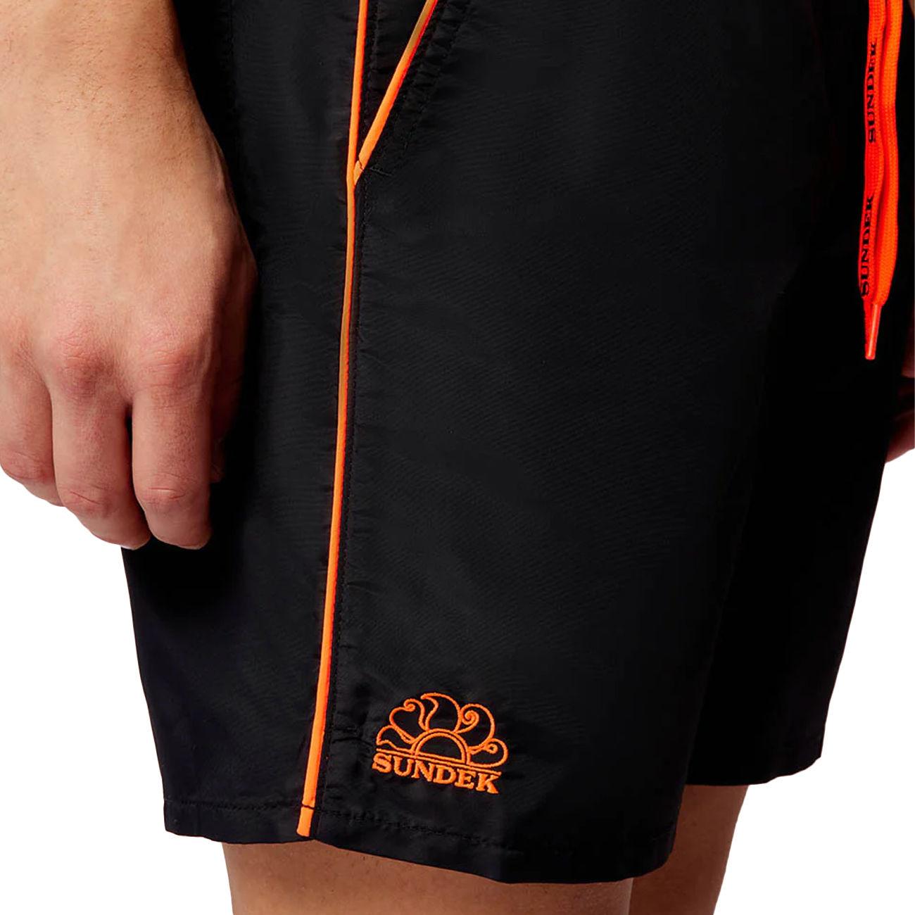 BERMUDA U. PERVIS BOARDSHORT SUNDEK M420BDTA100 00401 BLACK 01 SUNDEK 