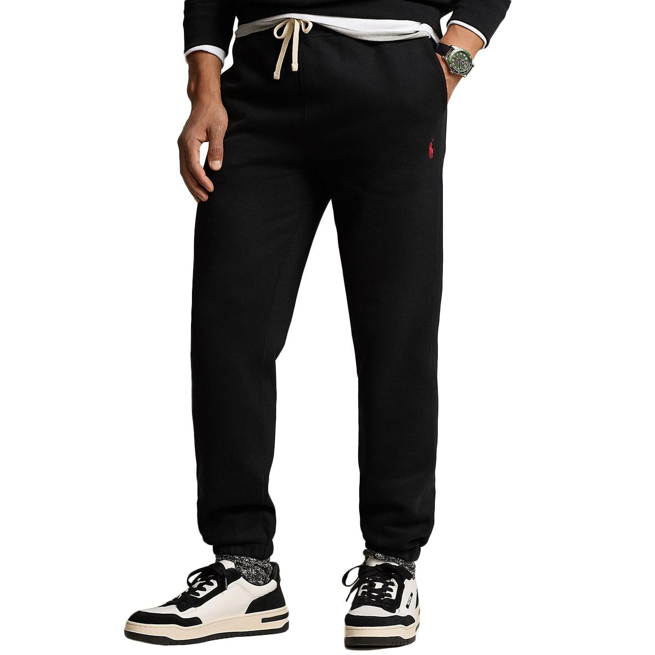 Pantaloni Della Tuta In Pile 710793939 001 POLO BLACK POLO RALPH LAUREN 