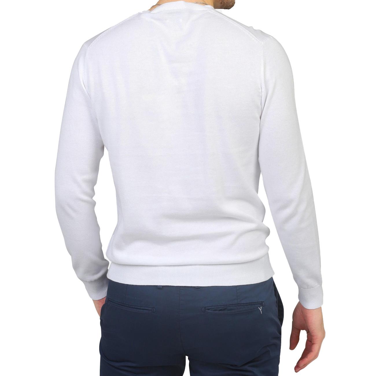Pullover In Cotone MK10001 BIANCO MARKUP 