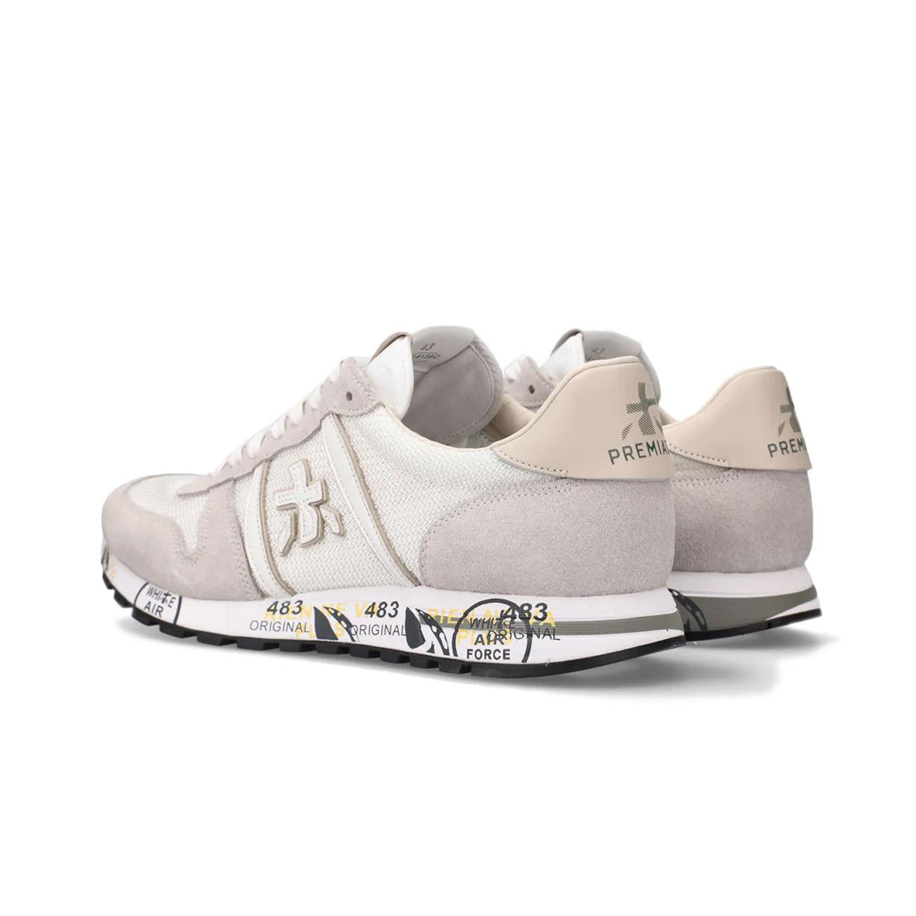 SNEAKERS U. RUNNING SLIM PREMIATA ERIC VAR 6139 WHITE/LIGHT GREY PREMIATA 