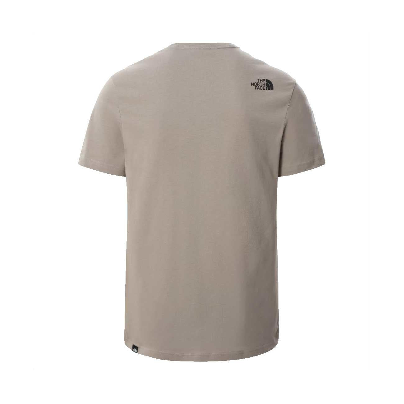 T-Shirt Fine Stampa Logo Uomo Mineral Grey NF00CEQ5 VQ81MINERALGREY THE NORTH FACE 