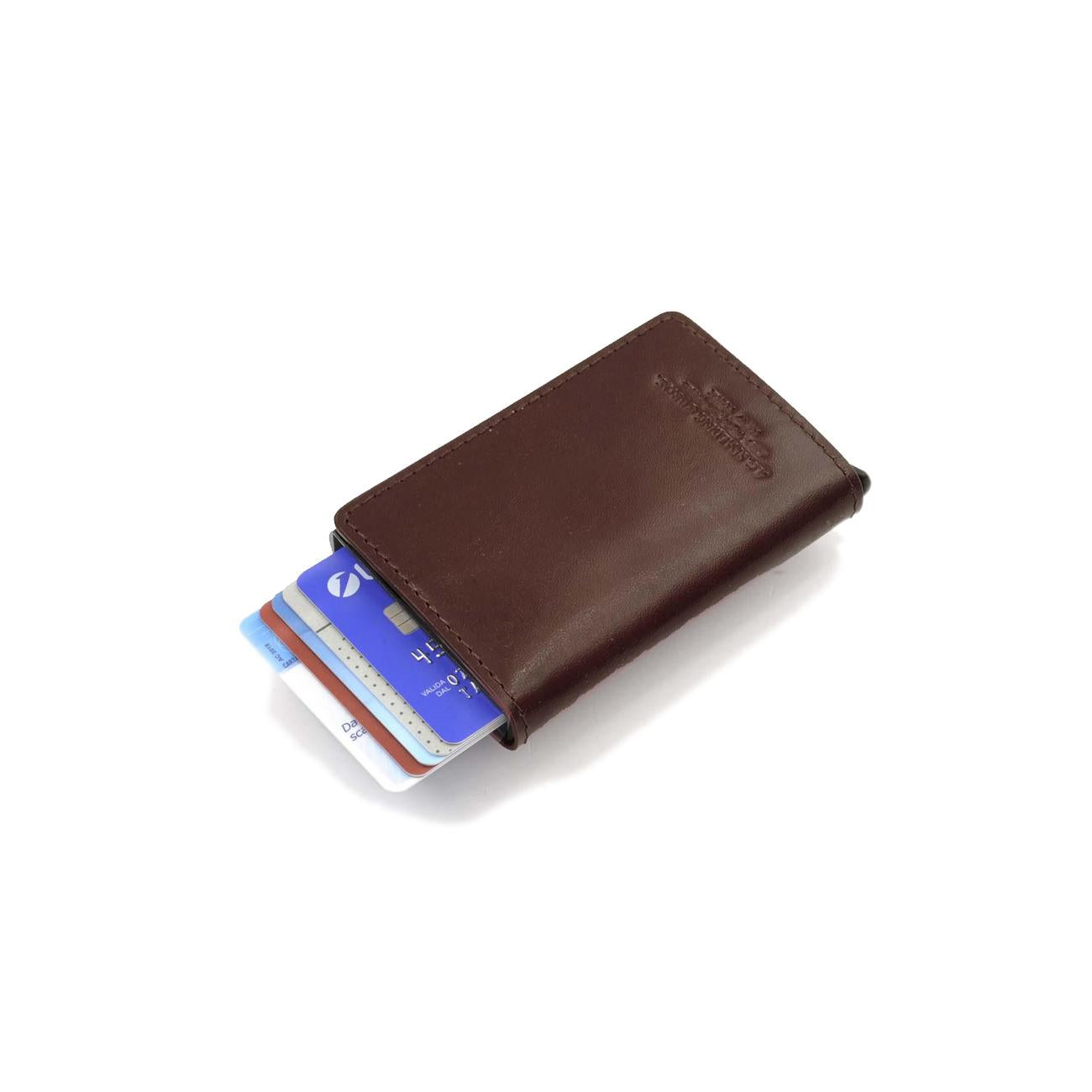Porta Carte Slide Unisex Marrone 175230U 710 MARRONE A.G. SPALDING&BROS 
