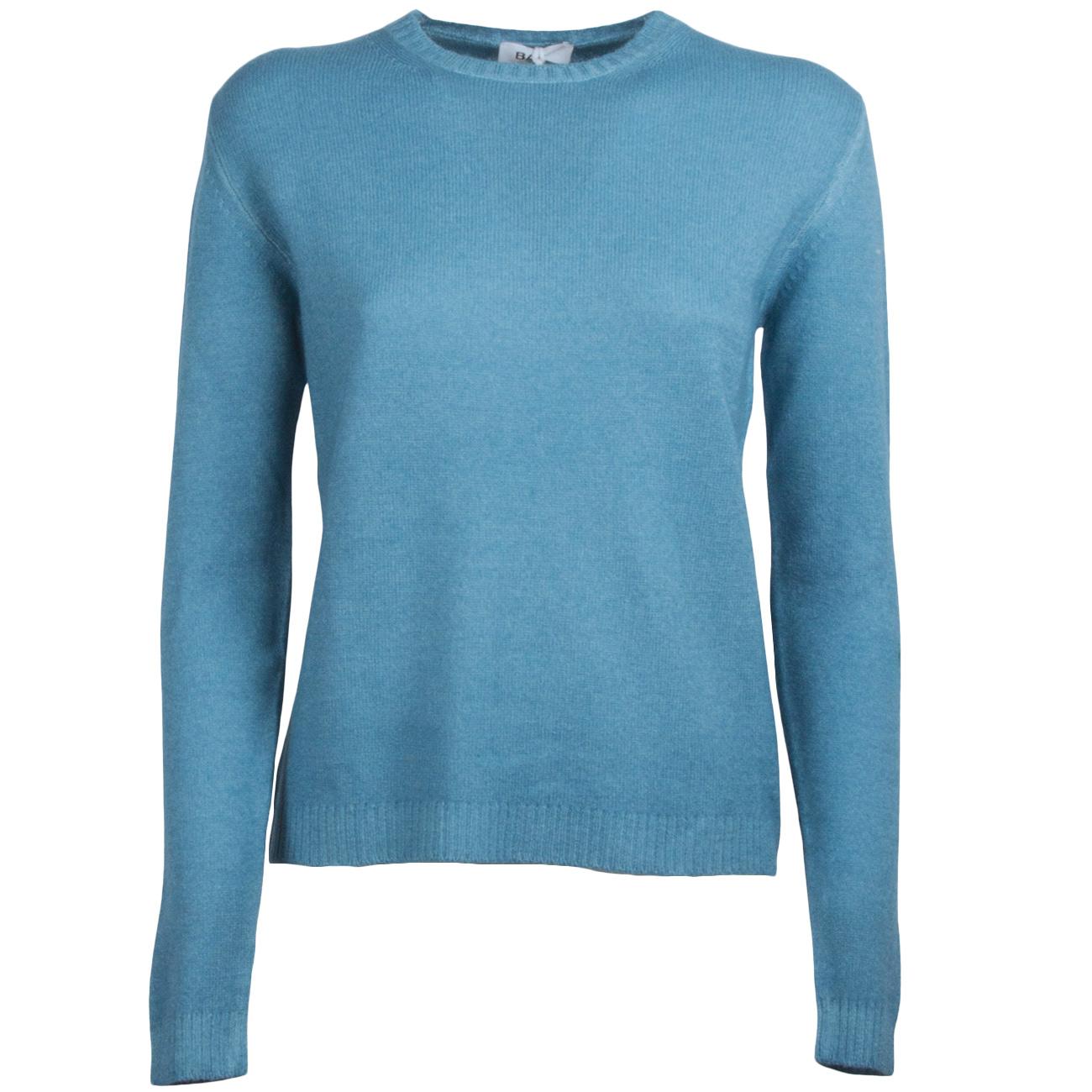 Maglia a girocollo slim B2092 973 ACQUA BASE 