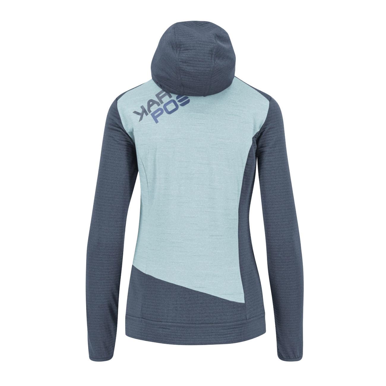 Pile Nuvolau Fleece Donna Vintage Indigo Aquamarine 2500952 075/VINTAGE INDIGO/AQUAMARINE KARPOS 