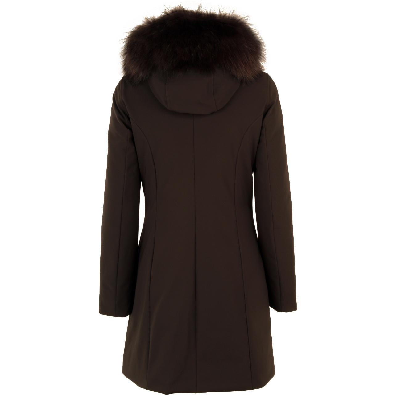 Jacket Winter Long Fur Donna Marrone W22501FT 80 MARRONE RRD 