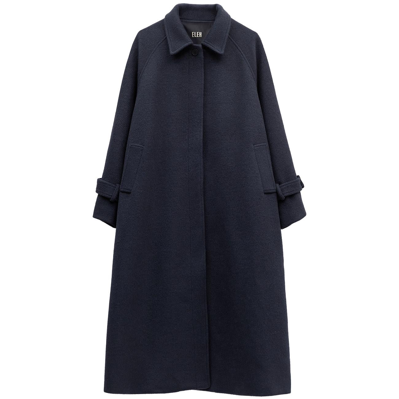 Cappotto Con Martingala EFW250309 BLU ELEH 