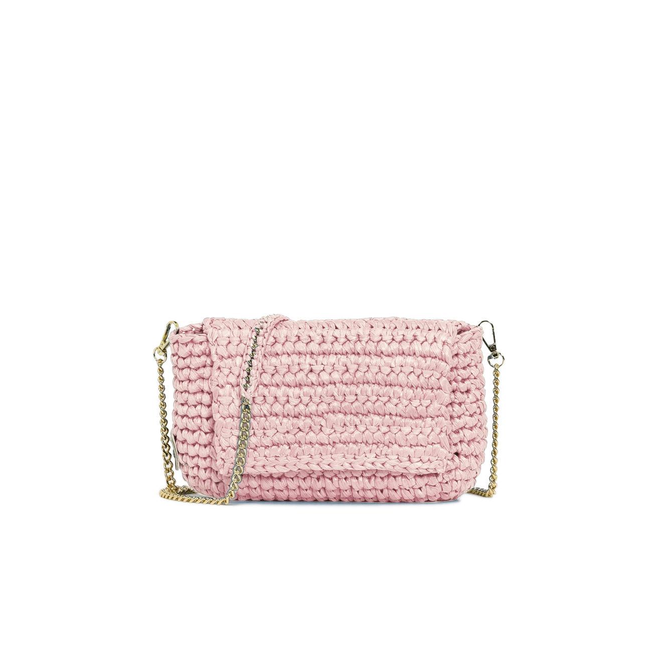 BORSA D. CROCHET POCHETTE PONTOVA CHICA BARBIE.ROSE ROSE CHICA 