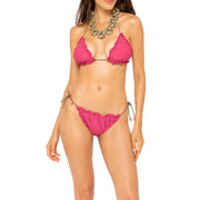 BIKINI TRIANGOLO+SLIP LACCETTI 4GIVENESS FGBW2358 044FUXIA 4GIVENESS 