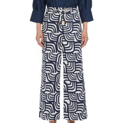 Pantalone Bella Donna Ecru Blue BELLA 2419131213600 003 ZEN ECRU/BLUE MAX MARA S 