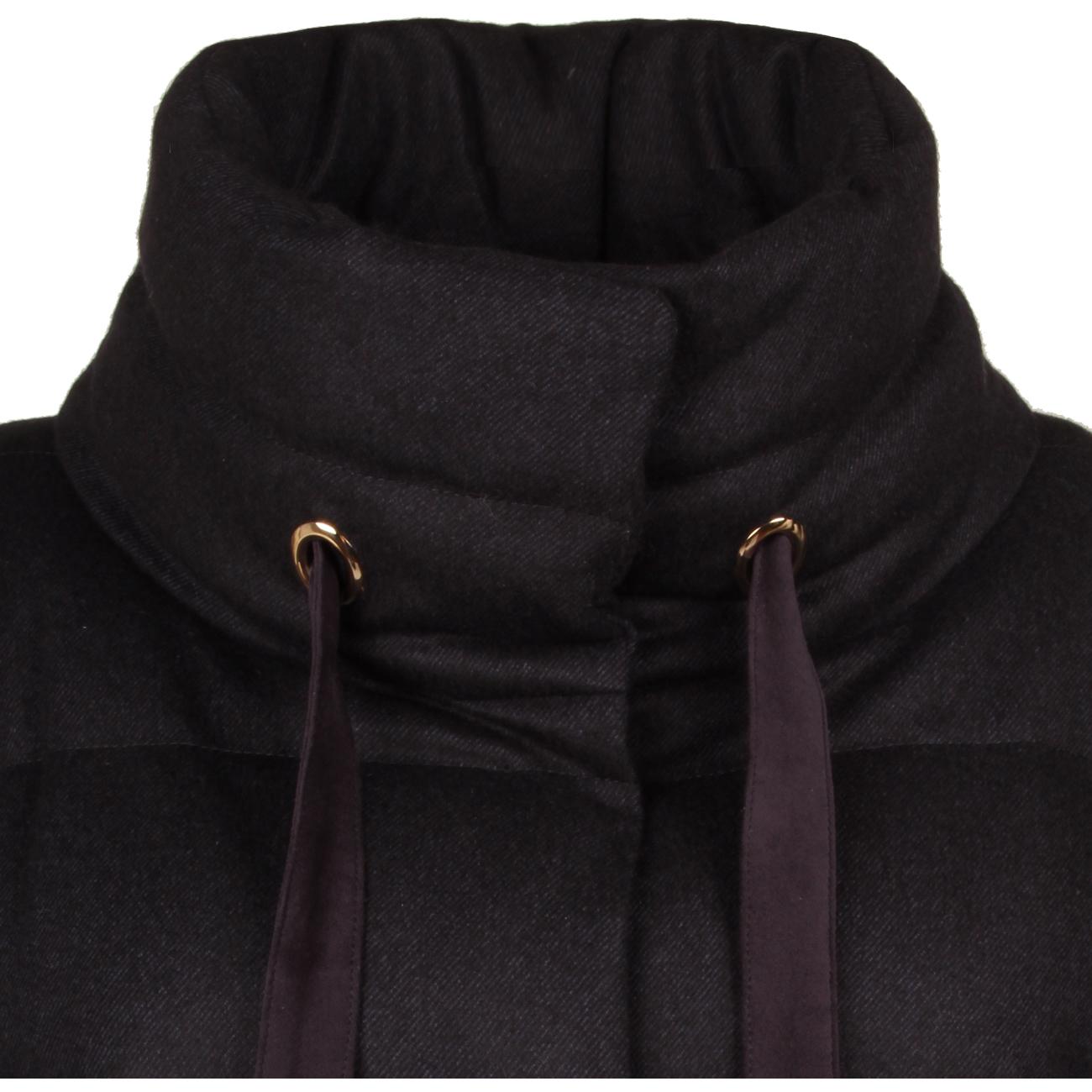 Piumino Asimmetrico Collo Alto Donna Blu Navy PI001610D38087 9200 BLU NAVY HERNO 