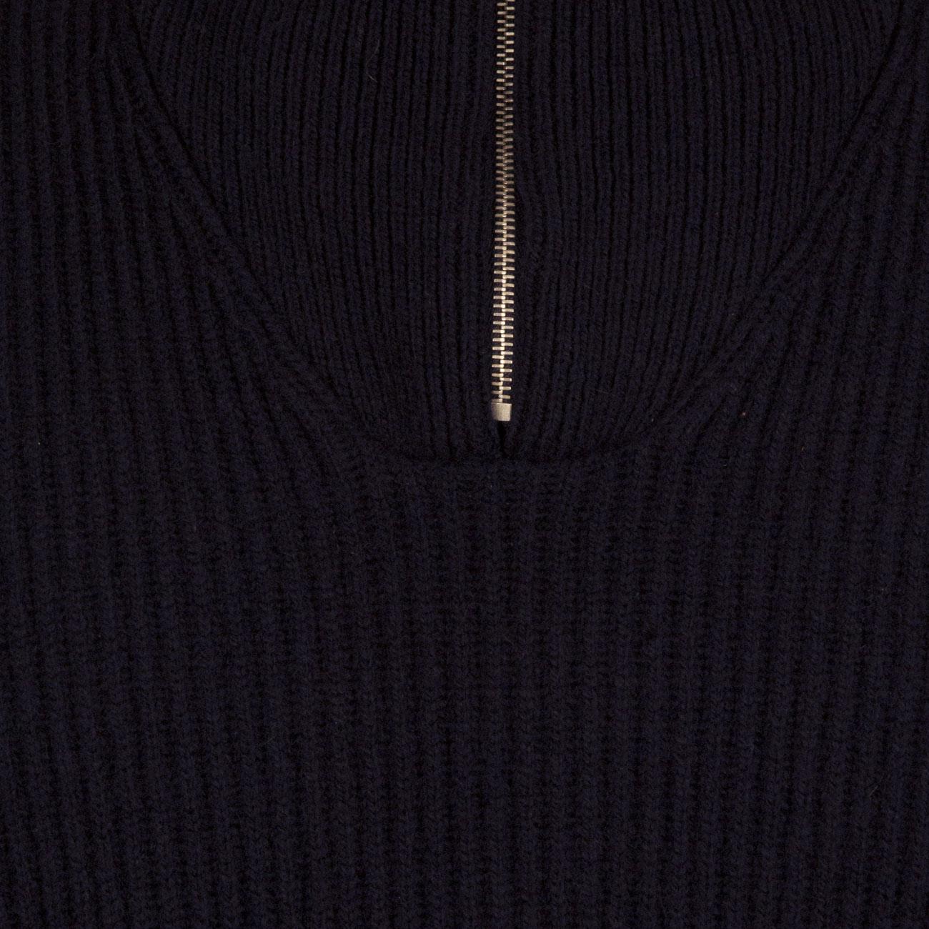 Pull U. Ml 1/2Zip Collo Alto Lana/Cachemire Cost. Grp GRP/SFC10/ANKCW5 BLU MAGLIFICIO G.R.P. 