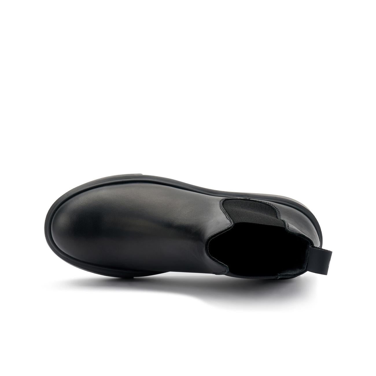 Stivaletti Chelsea In Pelle Donna Nero 41N2 NERO FRAU 