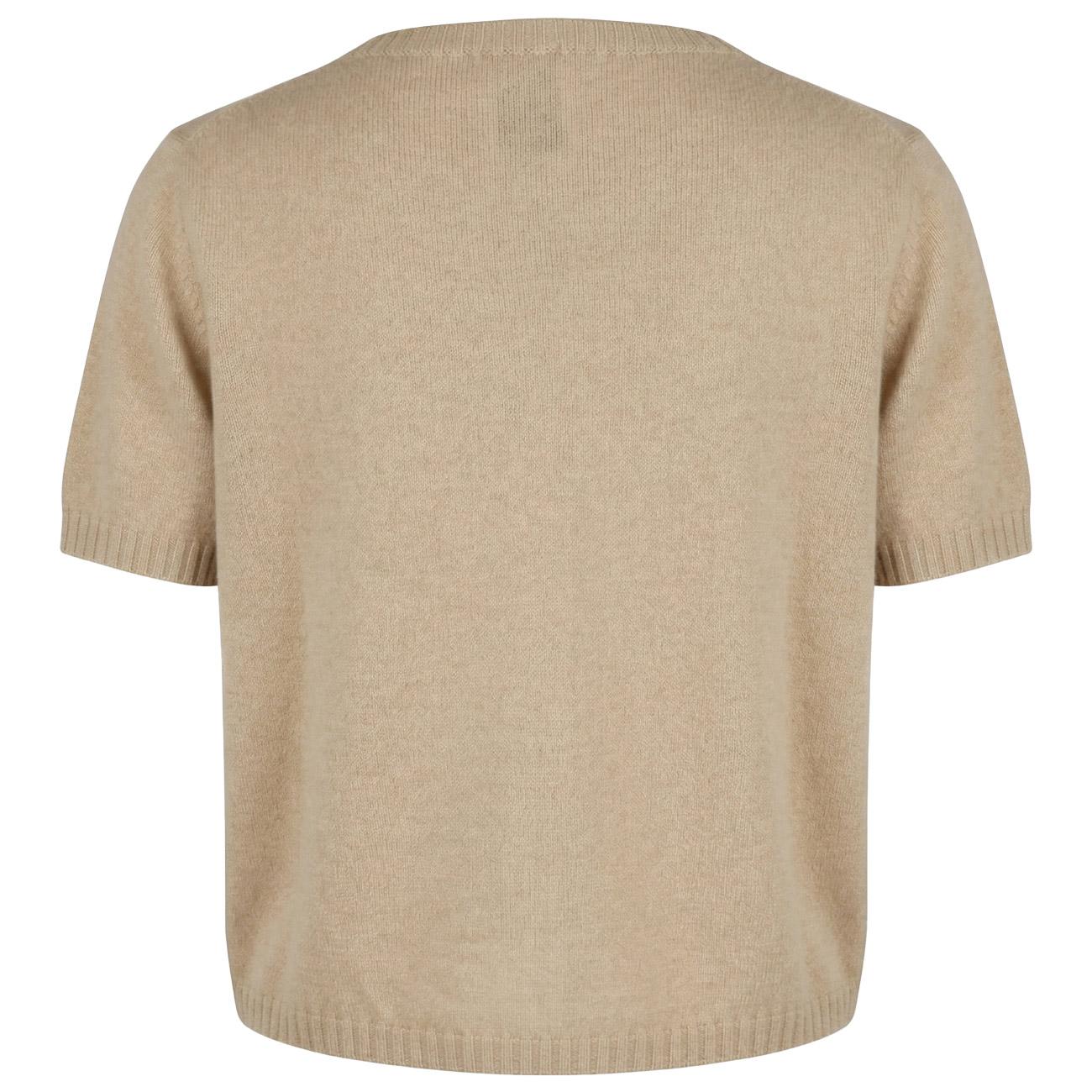 Pullover Girocollo Scatoletta TSSVR/D3343TF 107 LIGHT CAMEL MASCHERONI 