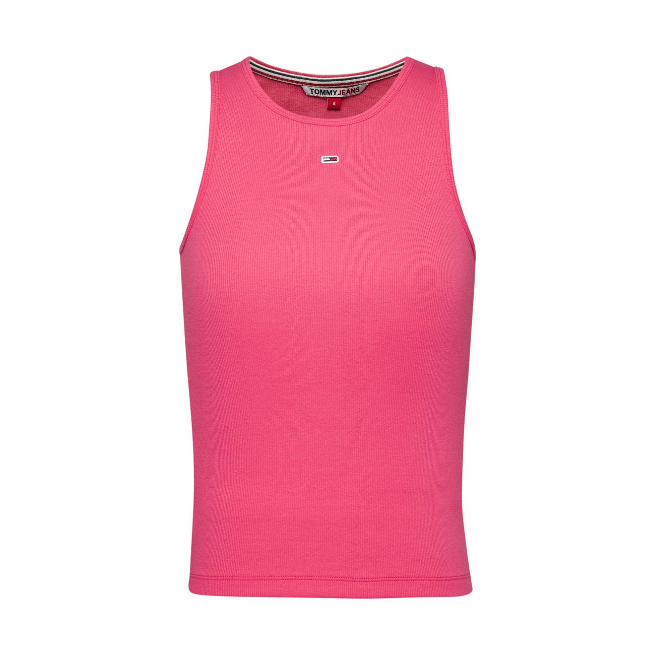 CANOTTA D. ESSENTIAL ADERENTE A COSTE TJ DW0DW14875 TJN/LASER PINK TOMMY JEANS 