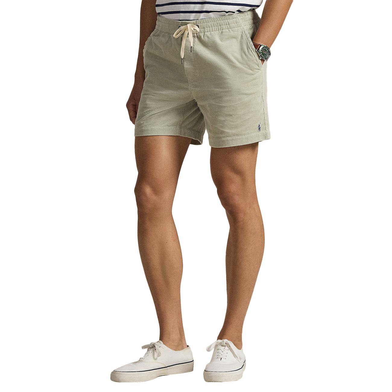 Pantaloncini In Velluto A Coste 710P08204 504 KHAKI STONE POLO RALPH LAUREN 