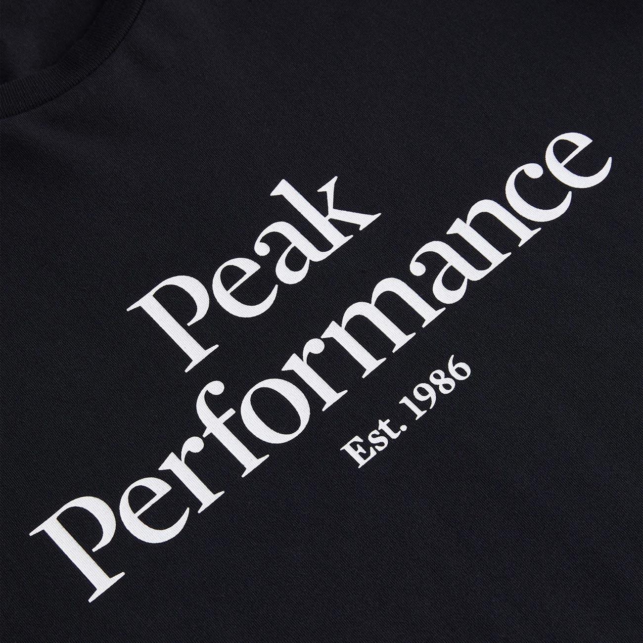 T-Shirt Original Uomo Black Off White G77692 120 BLACK/OFFWHITE PEAK PERFORMANCE 