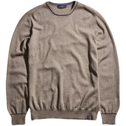 Pull Lana Rasata Con Toppe Uomo Castoro/Argilla Scuro NMMC1452230FDS 01FP CASTORO/ARGILLA SCURO FAY 