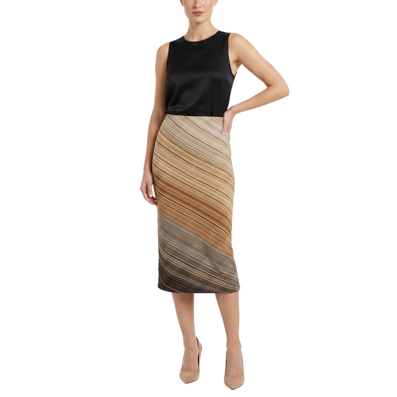 AKEP Gonna Lurex Degrade' GOKD13295 MARRONE 