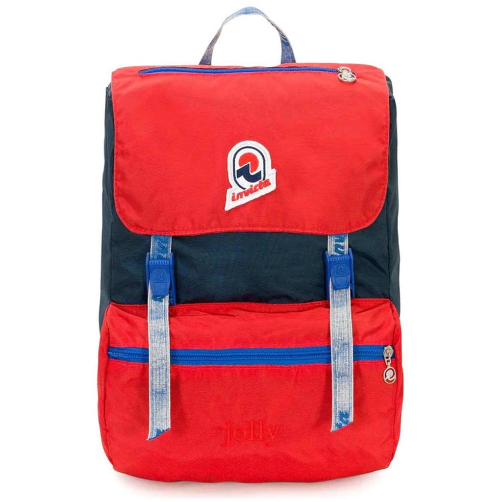 Zaino Jolly Vintage Unisex Rosso Blu 206001024 B47 ROSSO/BLU INVICTA 