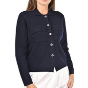 Giacca In Maglia Donna Blu Navy 57288/12858 598 BLU NAVY GRAN SASSO 