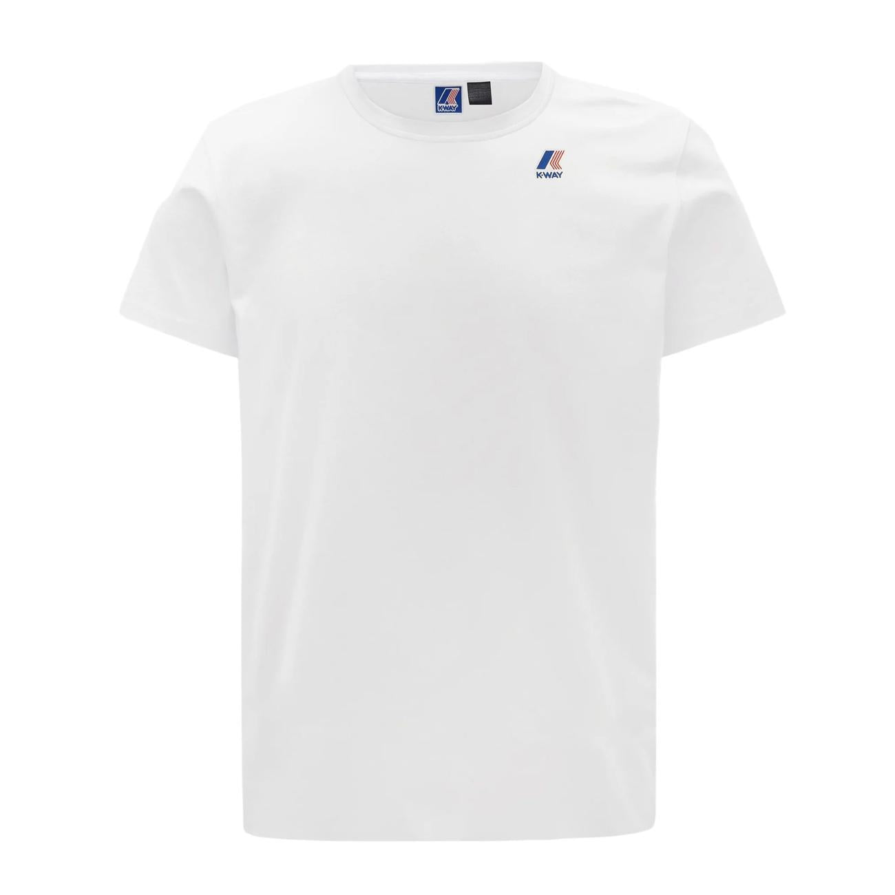T-Shirt Le Vrai Edouard Uomo White K007JE0 001 WHITE K-WAY 