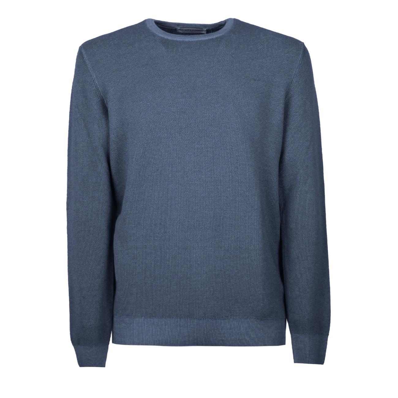 Pullover In Lana Uomo Blu 57167/22748 905 BLU LA FILERIA 