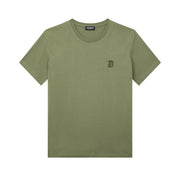 T-Shirt Ricamata US198 JF0309U HN8 632 MILITARE DONDUP 