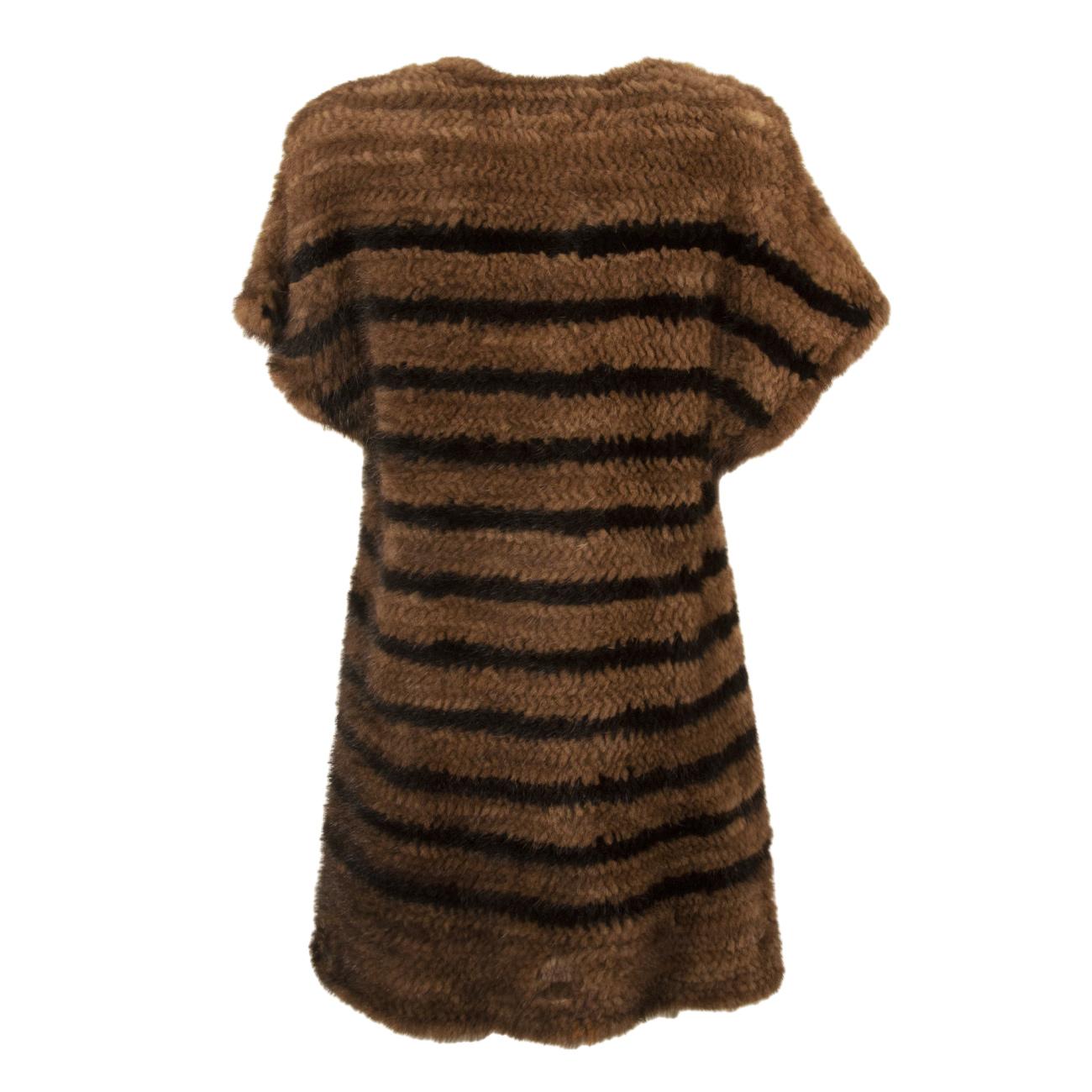 Cappotto In Visone JZA02-MTRMIC244 MORO/NERO JO NO FUI 