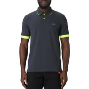 Polo Small Stripes Fluo Uomo Inchiostro A33120 99/INCHIOSTRO SUN68 