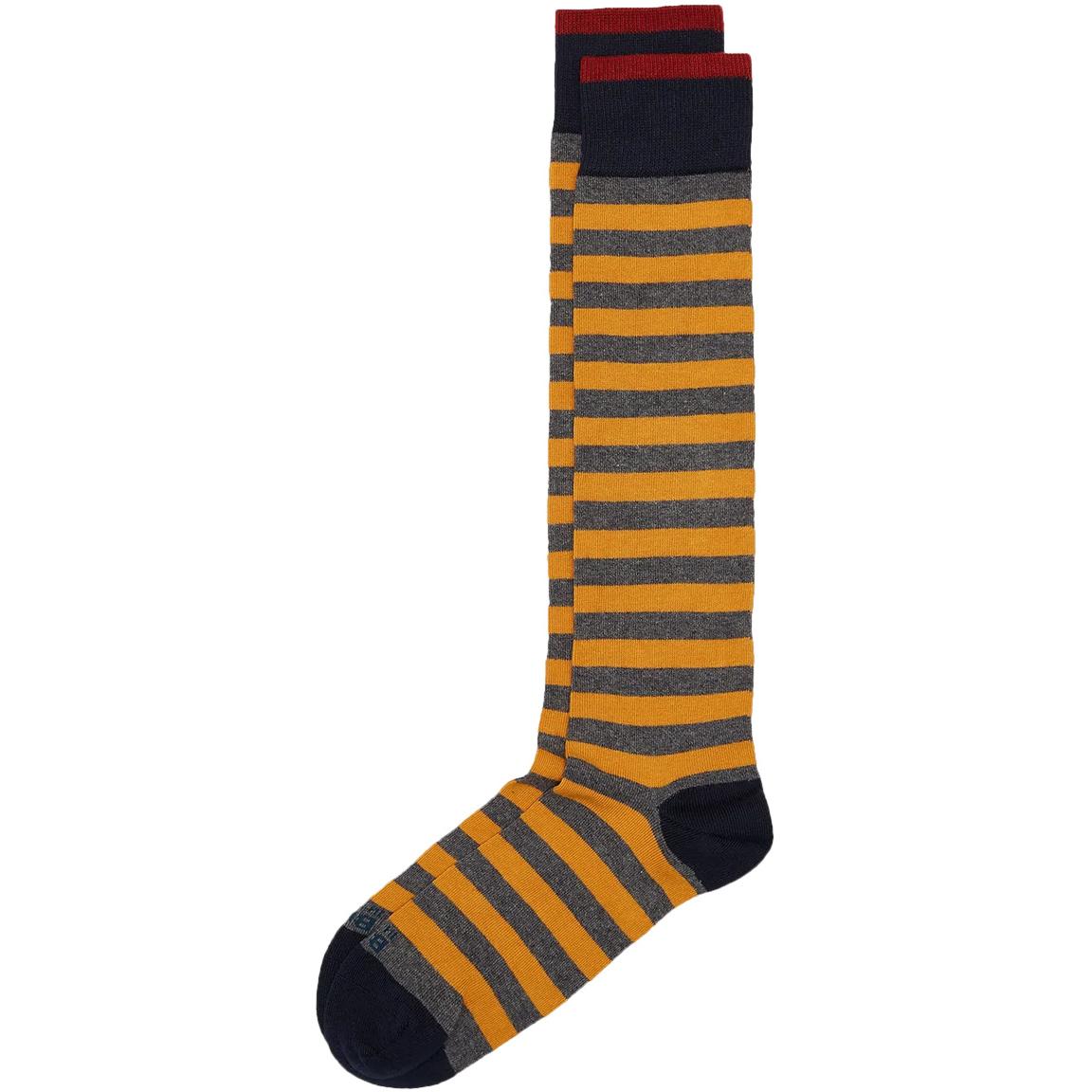 Calze Stripe Rugby Uomo Giallo Scuro Grigio Scuro FW220034 0230 GIALLOSCURO/GRIGIOSCURO SOX IN THE BOX 