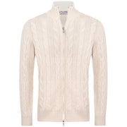 Maglia Full Zip 23161/19672 113 ECRU LA FILERIA 