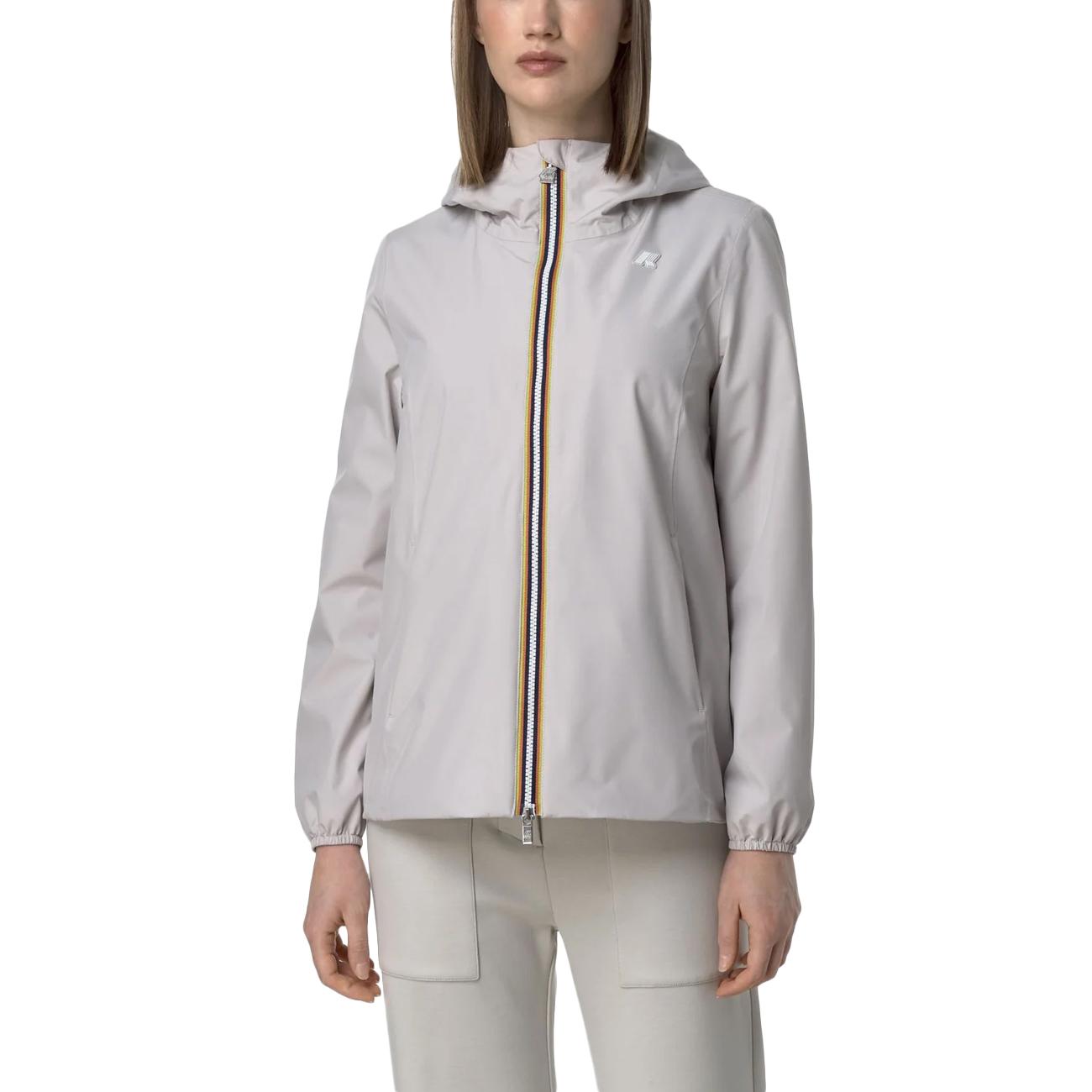 Giacca Impermeabile Marguerite Stretch Poly Jersey K8138PW 634 BEIGE LT K-WAY 