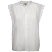Camicia Smanicata Con Collo Alla Coreana 4160 BIANCO MASCHERONI 