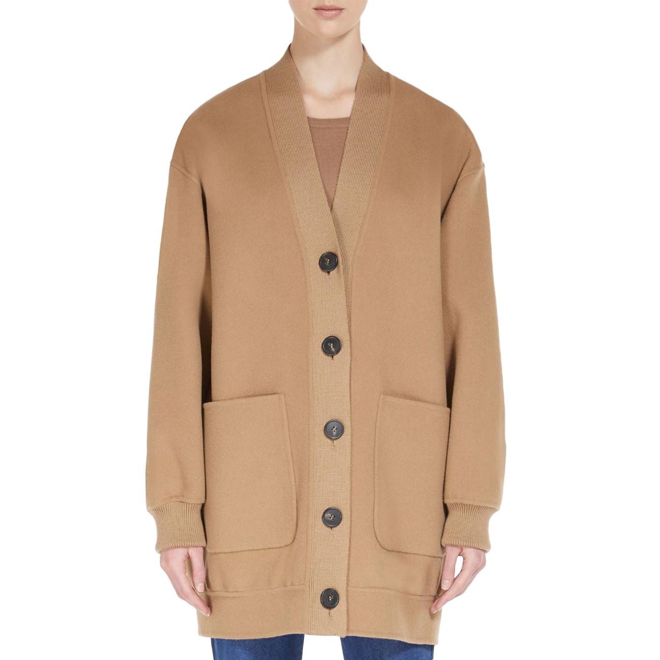 Cardigan Drap Pura Lana Zelma Donna Cammello ZELMA 2350860339600 016 CAMMELLO MAX MARA WEEKEND 