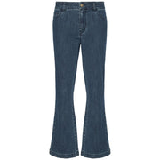 Jeans 5 Tasche Kick Flare, "Florence" P526P000408N 034 BLU SCURO ELENA MIRO' 