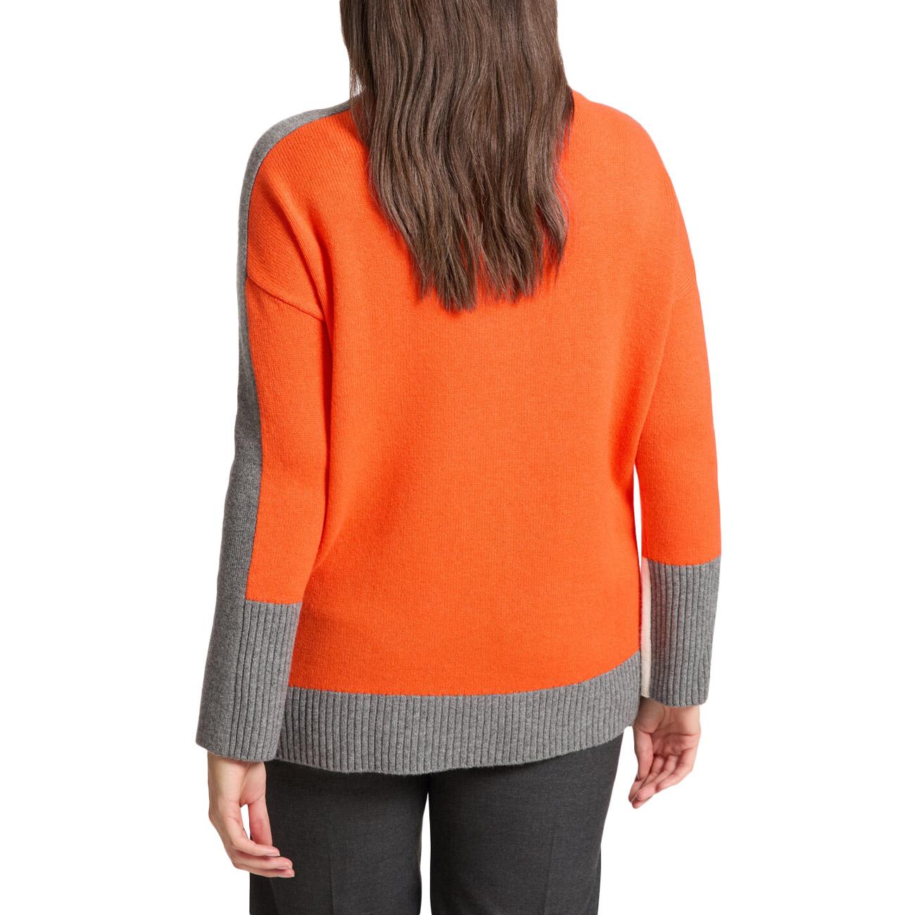 Maglia Colour Block In Lana M446E001863N 0B1 FANTASIA ELENA MIRO' 