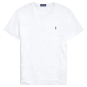 T-Shirt In Morbido Cotone Slim Fit 710740727 002 WHITE POLO RALPH LAUREN 