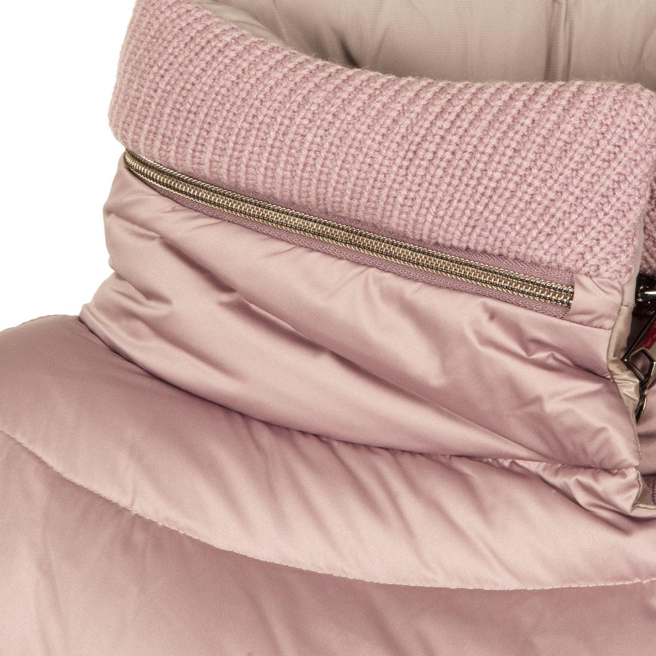 Piumino Lungo Reversibile Donna Rose Brown 23IMT514.0TM 575 ROSE BROWN DIEGO M 