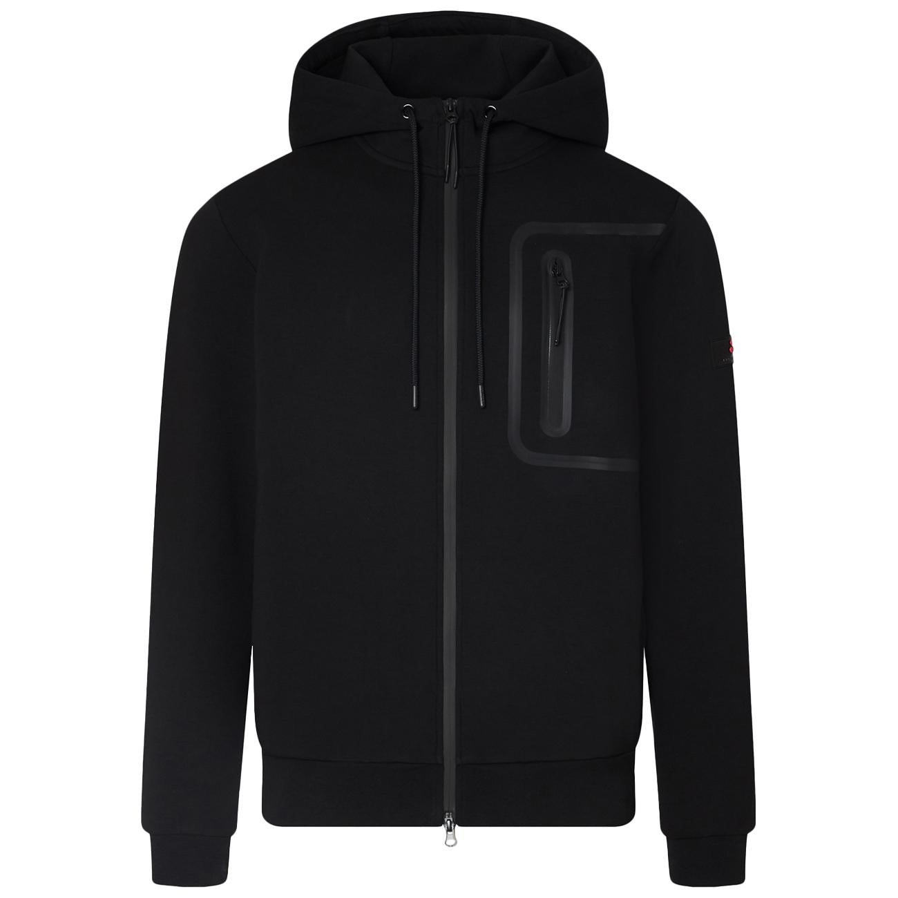 Felpa Parker 03 Con Cappuccio E Taschino Sul Petto PEU5797 99012177 NERO PEUTEREY 