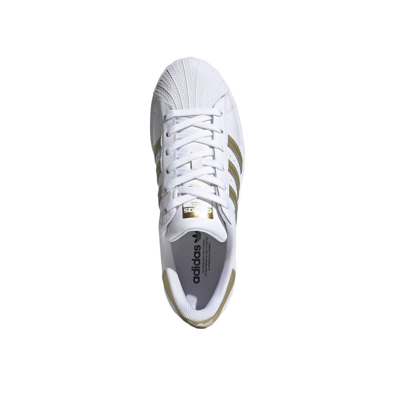 Sneaker Superstar Donna Cloud White Gold FX7483 CLOUDWHITE.GOLD ADIDAS 