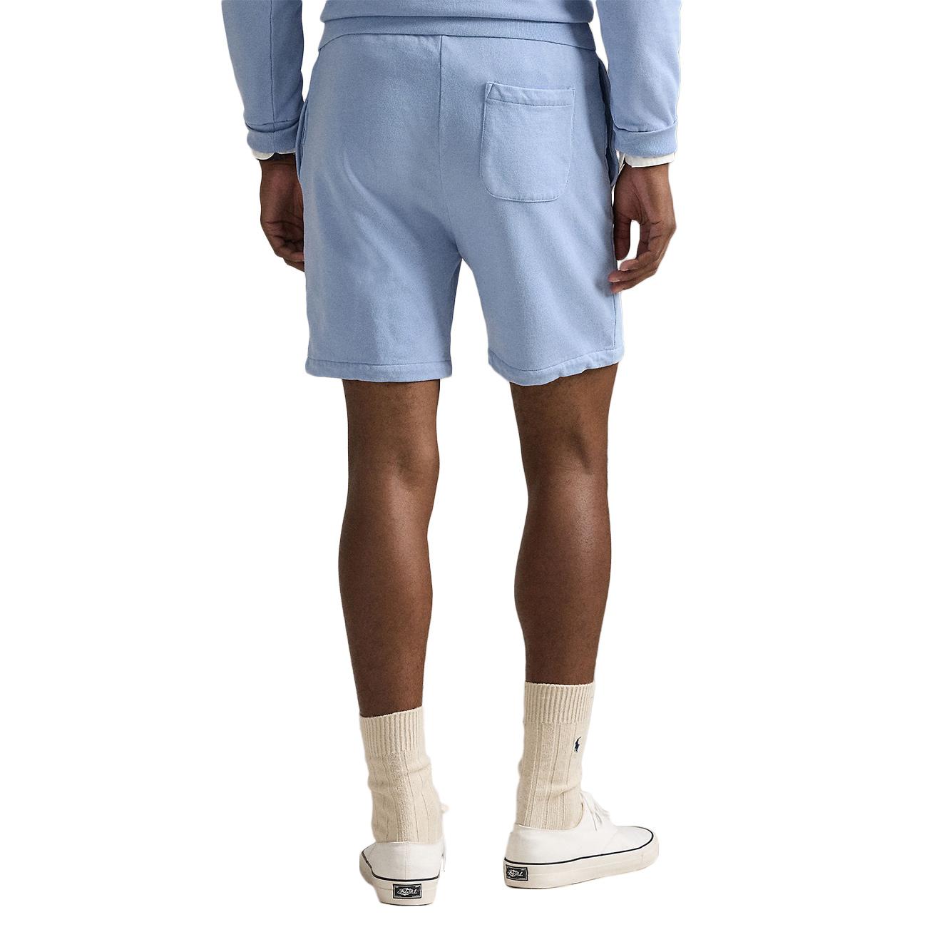Shorts Loopback In Pile Leggero Uomo Chambray Blue 710934602 014 CHAMBRAY BLUE POLO RALPH LAUREN 