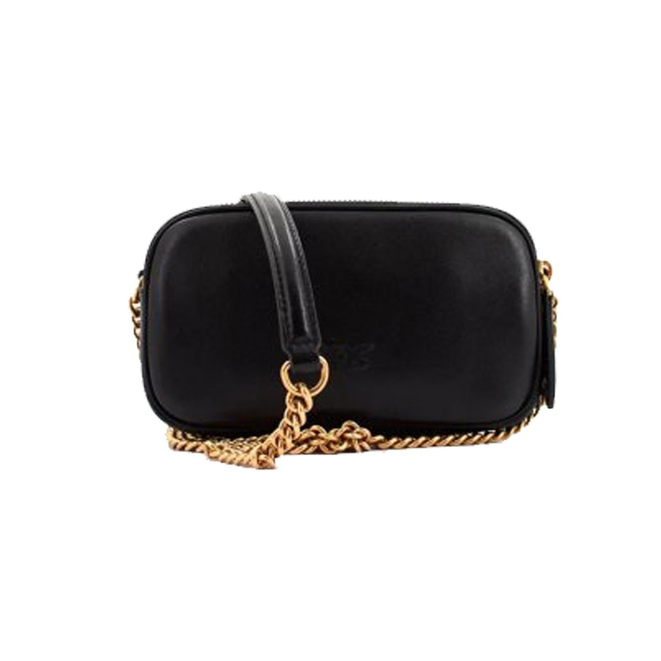 Camera Case Bicolor Quilt Donna Nero Bianco Antique 102810/A1F1 ZZ2Q NERO/BIANCO ANTIQUE PINKO BAGS 