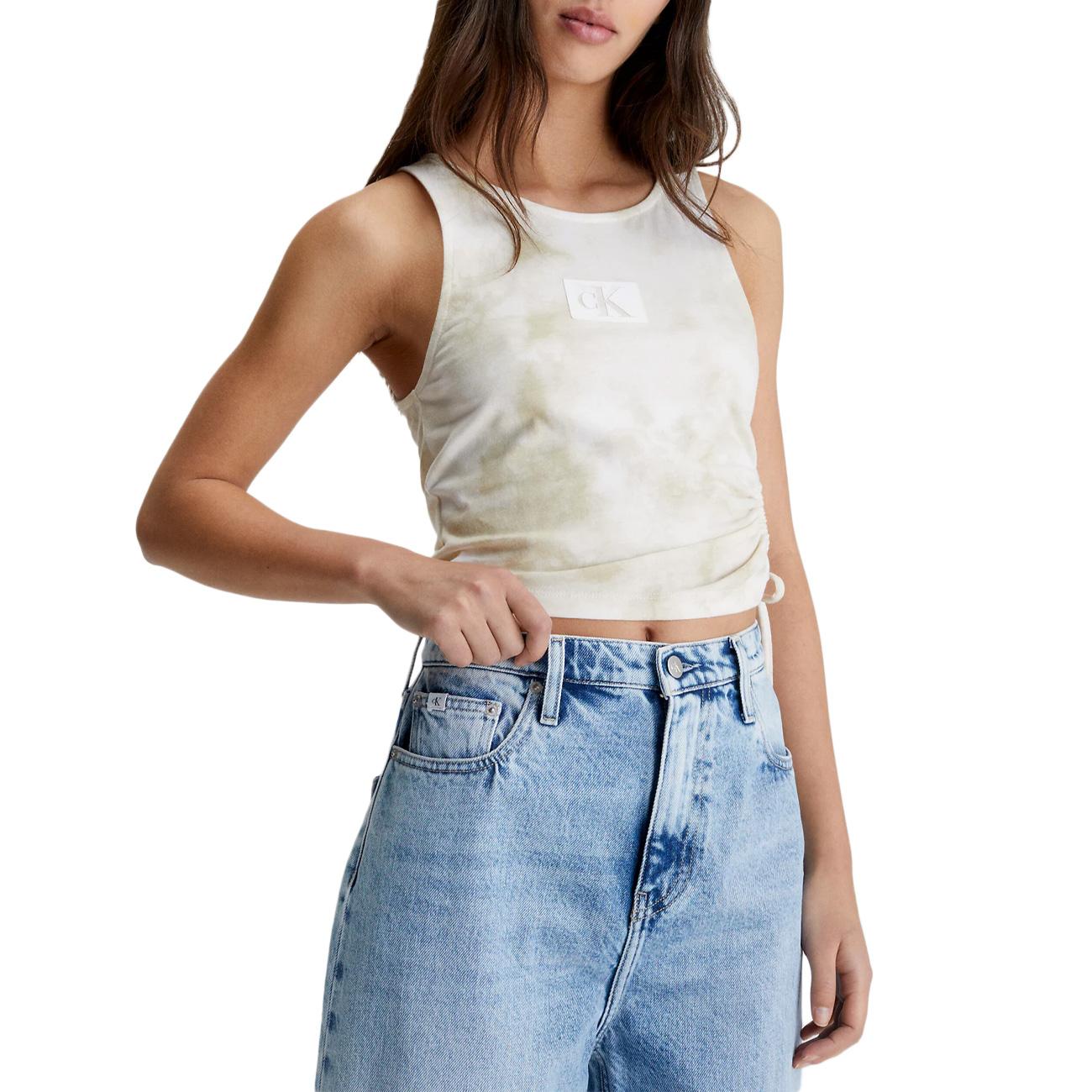 Top Tie Dye J20J221191 0LA/TIE DYE AOP CALVIN KLEIN JEANS 