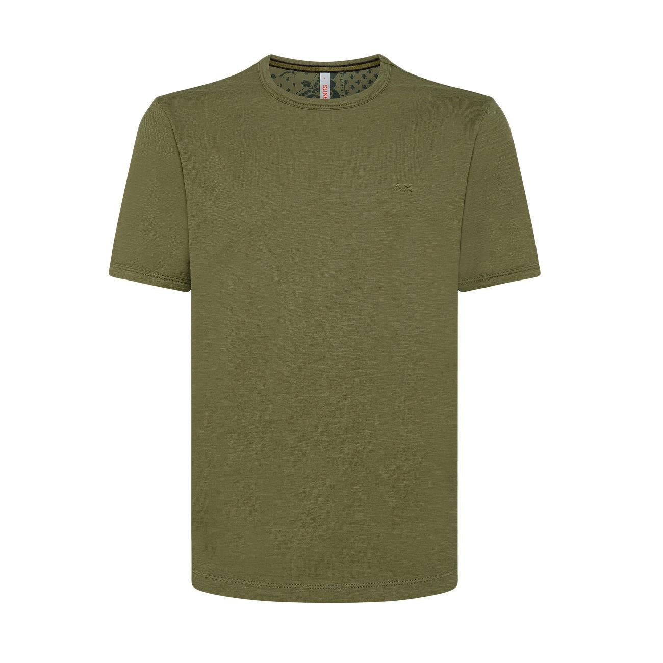 T.SHIRT U. ROUND BOTTOM S68 T33115 19/MILITARE SUN68 
