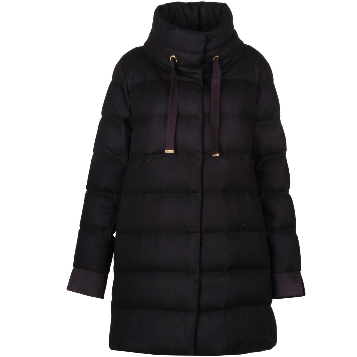 Piumino Asimmetrico Collo Alto Donna Blu Navy PI001610D38087 9200 BLU NAVY HERNO 